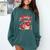 All Booked For Valentines Cute Book Lover Quote Comfort Colors Sweatshirt Chalky Mint