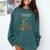 Bookish Quote In a World Of Bookworms Be a Book Dragon Comfort Colors Sweatshirt Chalky Mint