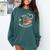 Books And Coffee Book Lover Bookish Green Book Theme Reading Comfort Colors Sweatshirt Chalky Mint