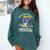 Books Are My Greatest Treasure Kawaii Dragon Reading Books Comfort Colors Sweatshirt Chalky Mint