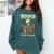 Books Make Me Happy Skeleton Read Reading Librarian Book Comfort Colors Sweatshirt Chalky Mint
