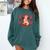 Books Are My Love Language Cupid Reading Book Valentines Day Comfort Colors Sweatshirt Chalky Mint