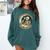 I Like My Books Spicy & My Coffee Icy Skeleton Read Book Comfort Colors Sweatshirt Chalky Mint