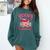 Books Are My Valentine Coquette Bow Book Flower Girl Women Comfort Colors Sweatshirt Chalky Mint Books Are My Valentine Coquette Bow Book Flower Girl Women Comfort Colors Sweatshirt Chalky Mint
