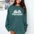 Bookworm Aunt Reading Lover Comfort Colors Sweatshirt Chalky Mint
