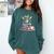 Bookworm Book Dragon Read Books Be Kind Stay Weird Comfort Colors Sweatshirt Chalky Mint