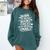 Born To Read Books Forced To Read Emails Bookish Comfort Colors Sweatshirt Chalky Mint