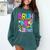 Bruh This Is My 80's Costume Nostalgia Mixtape 80s 90s Party Comfort Colors Sweatshirt Chalky Mint