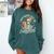 I Buy Books Like I'm Immortal Reading Book Lover Skeleton Comfort Colors Sweatshirt Chalky Mint