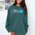 Bytes Of Memories Digital Nostalgia Concept Line Comfort Colors Sweatshirt Chalky Mint