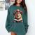 Capybara Bookworm Rodent Reading a Book Comfort Colors Sweatshirt Chalky Mint