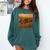 Cat Sloth Dog Retro Nostalgia Roadtrip Photo Comfort Colors Sweatshirt Chalky Mint