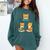 Cats Reading Book Lover Reading Bookworm Reader Comfort Colors Sweatshirt Chalky Mint