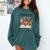 Chapter 11 Years Old 11th Birthday Wildflower Book Lover Comfort Colors Sweatshirt Chalky Mint