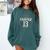 Chapter 13 Birthday Shirt Girls Women Book Lovers To Read Comfort Colors Sweatshirt Chalky Mint