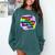 Chasing That Scholastic Book Fair High Book Lovers Comfort Colors Sweatshirt Chalky Mint
