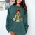 Christmas Book Tree Coquette Bow Xmas Reading Librarian Girl Comfort Colors Sweatshirt Chalky Mint Christmas Book Tree Coquette Bow Xmas Reading Librarian Girl Comfort Colors Sweatshirt Chalky Mint
