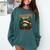 Christmas Movies Chill Retro VHS Holiday Nostalgia Comfort Colors Sweatshirt Chalky Mint