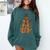 Christmas Snowman Made Of Books Holiday Reading Xmas Comfort Colors Sweatshirt Chalky Mint