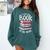 I Closed My Book To Be Here Books Lover Bookworm Comfort Colors Sweatshirt Chalky Mint