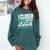 I Closed My Book To Be Here Read Readers Reader Reading Comfort Colors Sweatshirt Chalky Mint