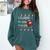I Closed My Book To Be Here Ugly Christmas Sweater Comfort Colors Sweatshirt Chalky Mint I Closed My Book To Be Here Ugly Christmas Sweater Comfort Colors Sweatshirt Chalky Mint