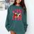 I Closed My Book To Be Here Valentines Book Lover Bookish Comfort Colors Sweatshirt Chalky Mint