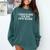 I Closed My Book To Be Here You'Re Welcome Saying Comfort Colors Sweatshirt Chalky Mint