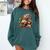 Coffee And Book Reading Accessories For Book Lovers Gnome Comfort Colors Sweatshirt Chalky Mint