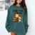 Coffee Cats And Books Lover For Women & Girls Coffee Comfort Colors Sweatshirt Chalky Mint