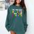 All The-Cool Kids Are Reading Teacher Book Lover Librarian Premium Comfort Colors Sweatshirt Chalky Mint