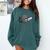 Cozy Mysteries Coffee And Novel For Book Lovers Comfort Colors Sweatshirt Chalky Mint
