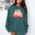 Cute Books And Coffee Crochet Valentines Day Tee For Couples Comfort Colors Sweatshirt Chalky Mint