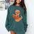 Cute Bookworm Worm Reading Book Glasses Nerdy Comfort Colors Sweatshirt Chalky Mint