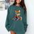 Cute Coyote With Book I Kids Coyote Comfort Colors Sweatshirt Chalky Mint