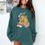 Cute Dragon Be Kind Stay Weird Read Books Comfort Colors Sweatshirt Chalky Mint