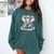 Cute Elephant Reading Universe Book Comfort Colors Sweatshirt Chalky Mint Cute Elephant Reading Universe Book Comfort Colors Sweatshirt Chalky Mint