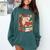 Cute Hedgehog Book Nerd Comfort Colors Sweatshirt Chalky Mint