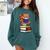 Cute Kawaii Kids Reading Books Glasses Red Panda Lover Comfort Colors Sweatshirt Chalky Mint