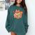 Cute Squirrel Reading A Book Lovers Anime Kawaii Women Kids Comfort Colors Sweatshirt Chalky Mint