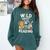 Cute Wildlife Zoo Animals For Book Reader Bookworms Comfort Colors Sweatshirt Chalky Mint