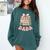 Dada Book First Chapter Birthday Family Matching Party Comfort Colors Sweatshirt Chalky Mint
