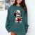 Dalmatian Reading a Book Dog Comfort Colors Sweatshirt Chalky Mint