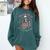 Dark Romance Had Me At Trigger Warning Skeleton Smutt Book Comfort Colors Sweatshirt Chalky Mint