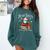 Dear Santa More Book Please Christmas Book Librarian Comfort Colors Sweatshirt Chalky Mint