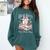 Dear Santa More Book Please Christmas Reading Book Librarian Comfort Colors Sweatshirt Chalky Mint
