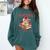 Dear Santa More Books Please Reading Book Lover Christmas Comfort Colors Sweatshirt Chalky Mint