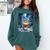 Deer Reads Book Women Girls Reindeer Comfort Colors Sweatshirt Chalky Mint Deer Reads Book Women Girls Reindeer Comfort Colors Sweatshirt Chalky Mint