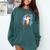 Disney Ink And Paint Shere Khan From The Jungle Book 1967 Comfort Colors Sweatshirt Chalky Mint