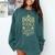Dogs Books And Coffee Comfort Colors Sweatshirt Chalky Mint